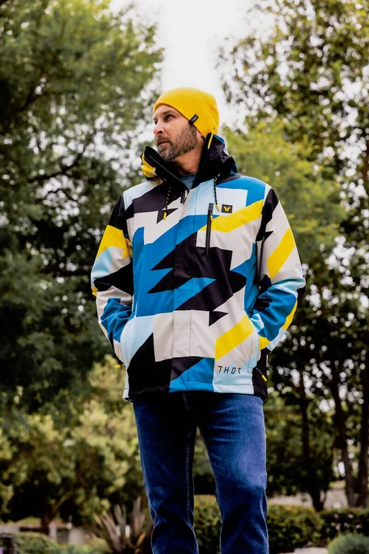 THOR JACKET TOUR BRAVE BL/YL SM