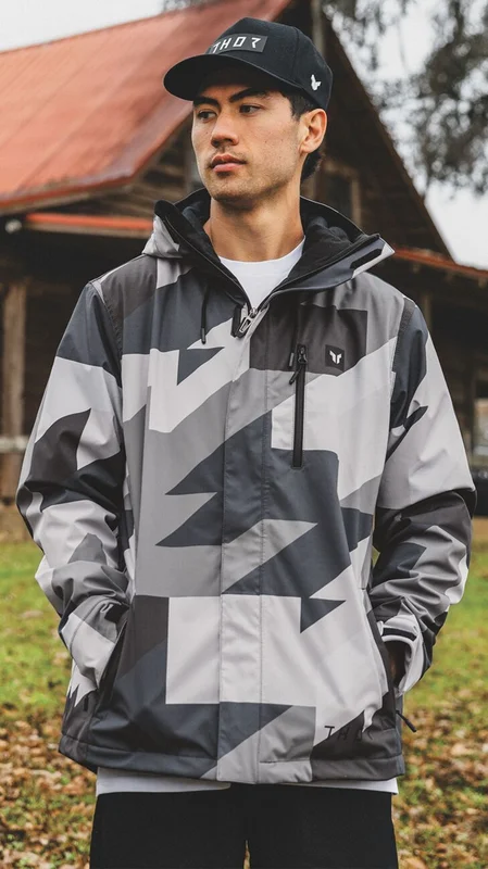 THOR JACKET HEAVYWEIGHT GY/BLK S