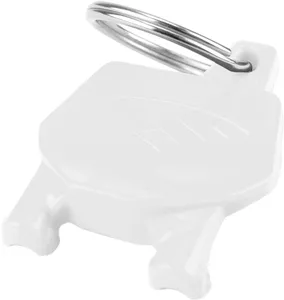 CYCRA CYCRA PLATE# KEY-RING WH
