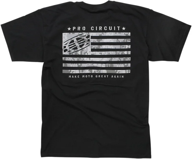PRO CIRCUIT T-SHIRT PC-FLAG BLACK 2XL