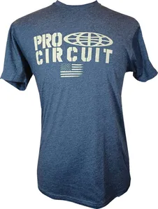 PRO CIRCUIT T-SHIRT PC LOGO FLAG HEATHERED