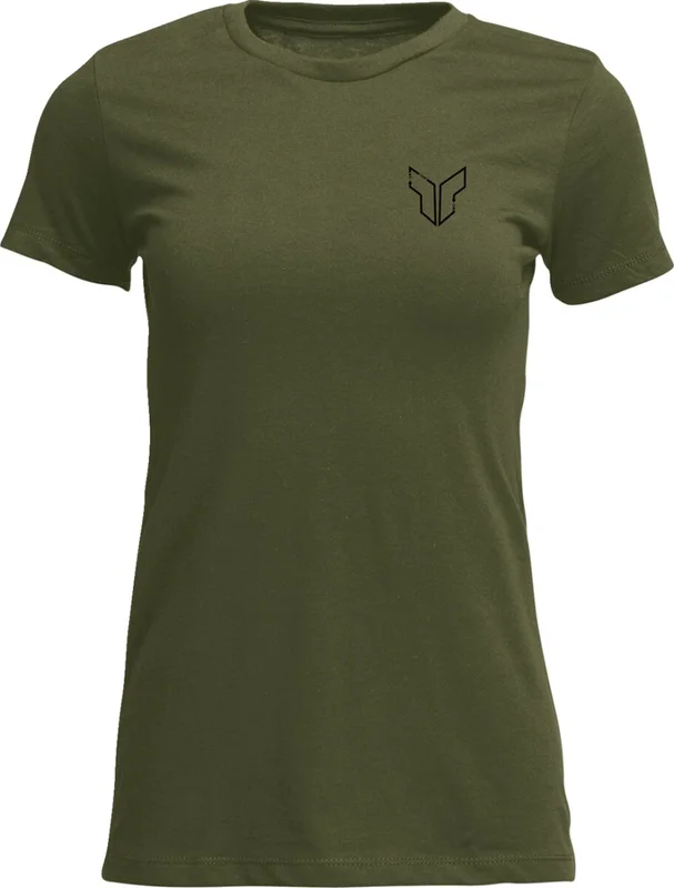 THOR TEE WOMENS PATCHED UP MIL GRN