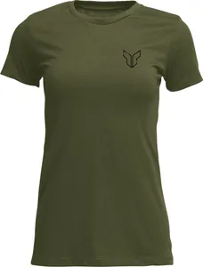 THOR TEE WOMEN PATCHED UP MIL GRN