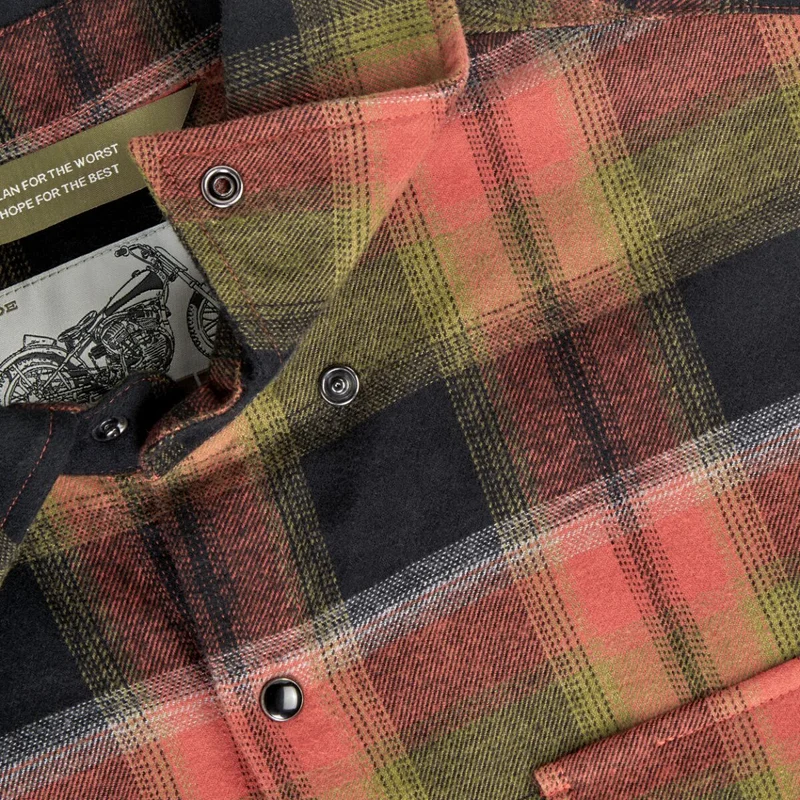 Biltwell SHIRT FLANNEL HI TEST RUST SM