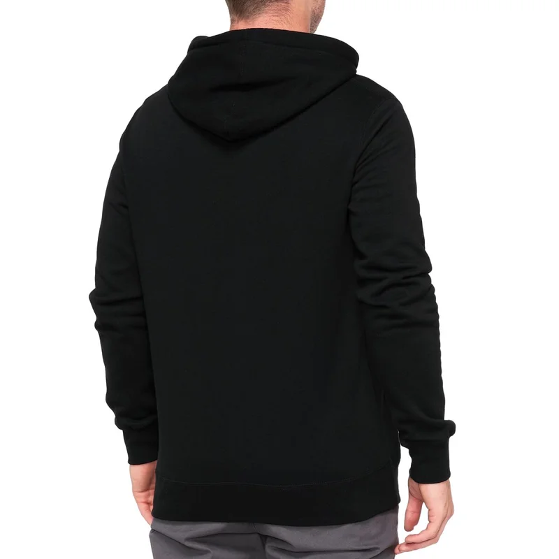 100% OFFICIAL FULL-ZIP HOODY BLACK SMALL