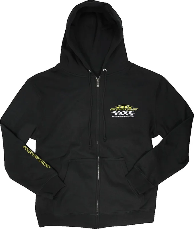 PRO CIRCUIT ZIP HOODY RACER BLK SM