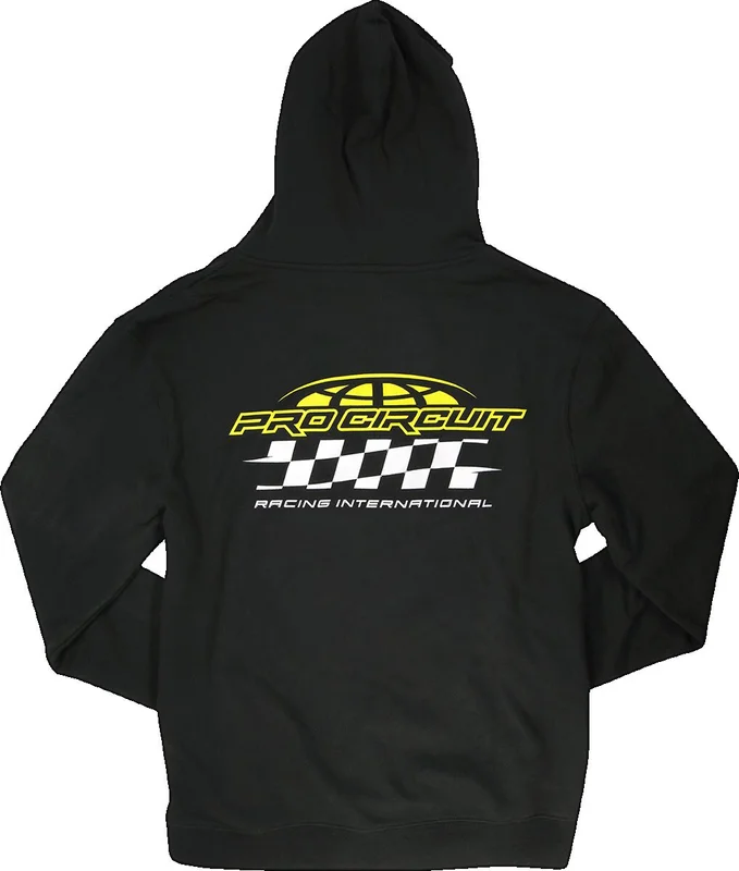 PRO CIRCUIT ZIP HOODY RACER BLK SM
