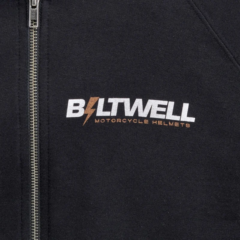 Biltwell Bolts zip hoodie black