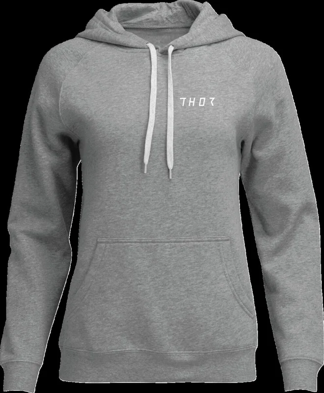 THOR HOODIE WOMENS TRAX HTR GY LG