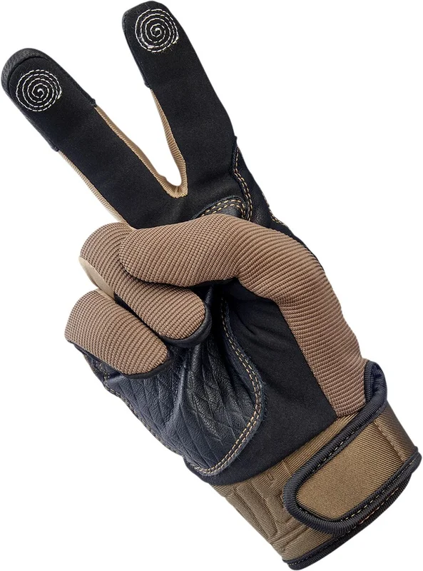 Biltwell Baja gloves chocolate/black