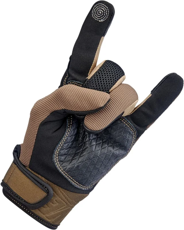 Biltwell Baja gloves chocolate/black