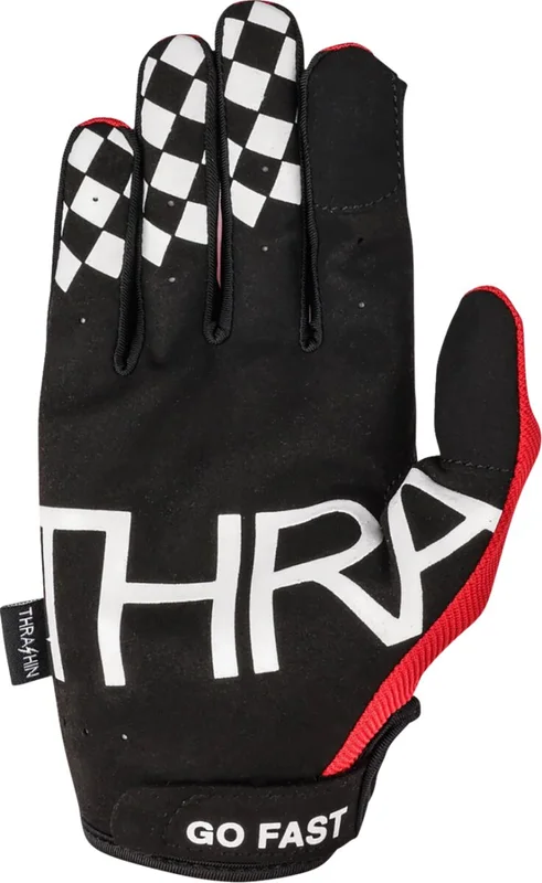 Thrashin Supply Co. GLOVE GO FAST STEALTH RED SMAL