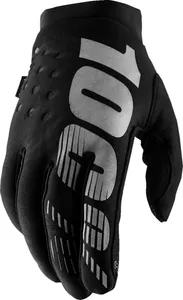 100% GLOVE WOMEN BRISK BK/GY