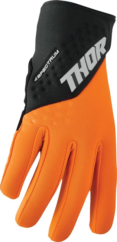 THOR GLOVE SPECT COLD OR/BK XS