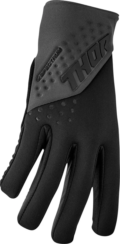 THOR GLOVE SPECT COLD BK/CH XS