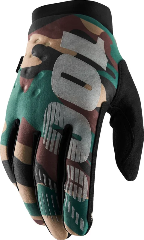 100% GLV BRISKER CAMO/BK 2XL