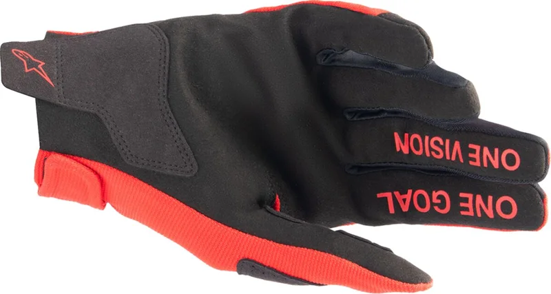 ALPINESTARS GLOVE RADAR RED/SLV S