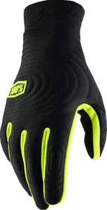 100% GLOVE BRSKR XTRM BK/FLYL