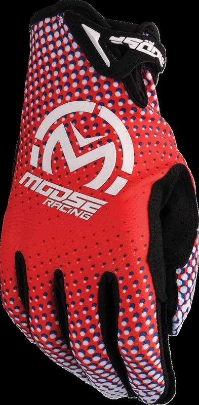 MOOSE RACING GLOVE SX1 RED/WHITE/BLUE MD