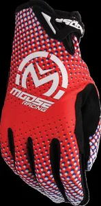 MOOSE RACING GLOVE SX1 RED/WHITE/BLUE
