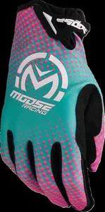 MOOSE RACING GLOVE SX1 PINK/PURPLE/TEAL