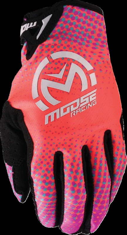 MOOSE RACING GLOVE SX1 PINK/PURPLE/TEAL MD