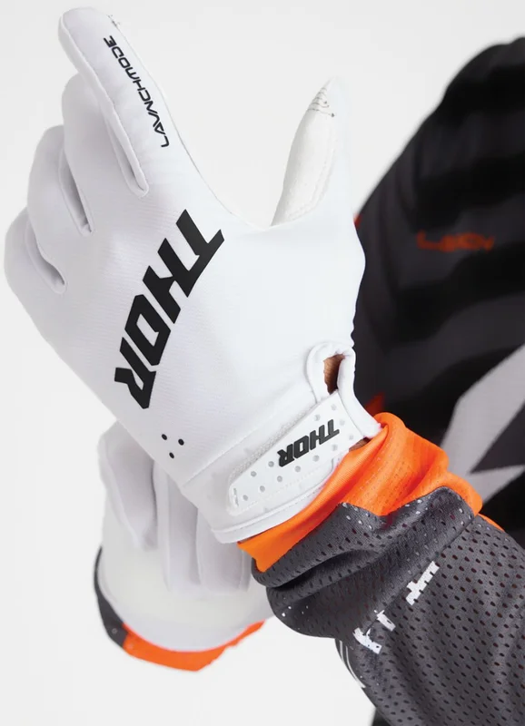 THOR GLOVES LAUNCHMODE WHITE S
