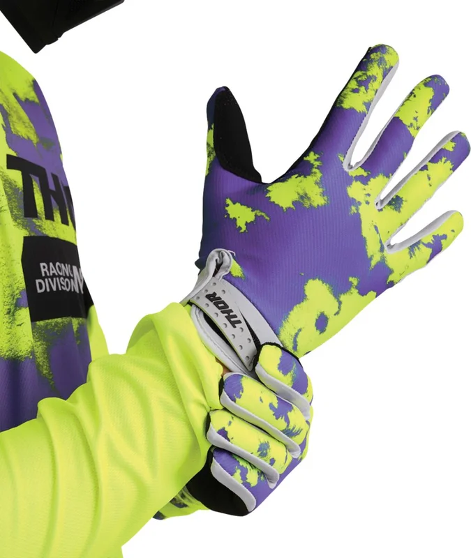 THOR GLOVES LAUNCHMODE BLEACH GRAY/ACID S