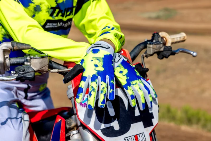 THOR GLOVES LAUNCHMODE BLEACH GRAY/ACID S