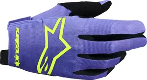 ALPINESTARS GLOVE RADAR PURPLE/YELLOW