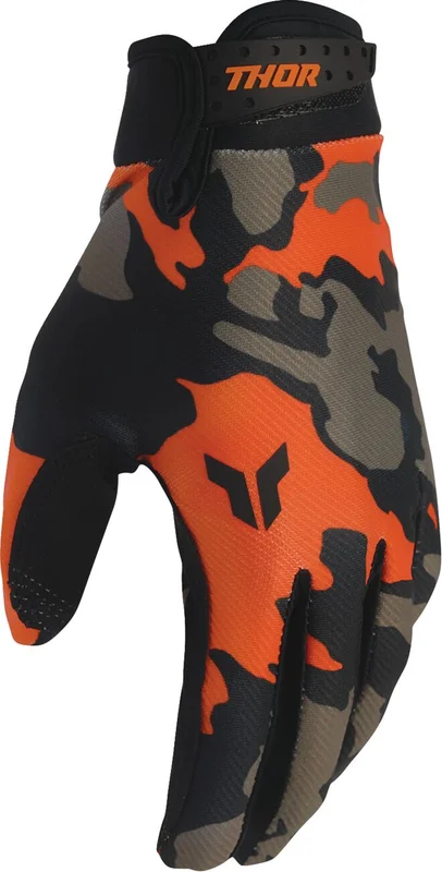 THOR GLOVES LAUNCHMODE HUNTER ORANGE/BLACK XS