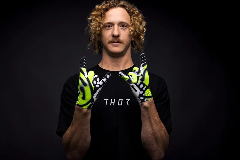 THOR GLOVES SPORTMODE ANARCHY BLACK/WHITE XS