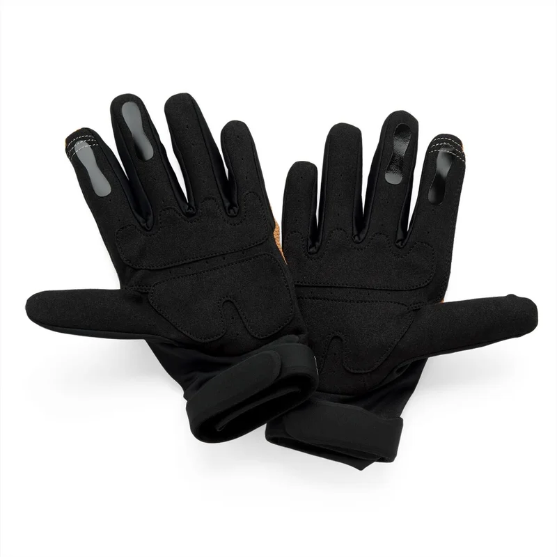 100% GLOVES LANGDALE BLACK/TAN - XL