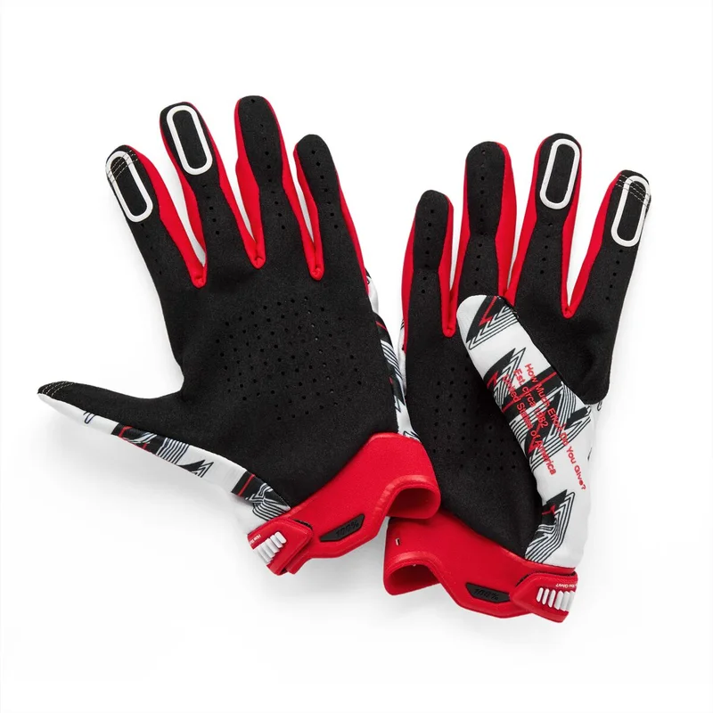 100% GLOVES RIDEFIT WHITE/RED - 2XL
