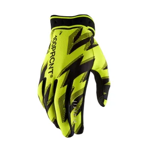 100% GLOVE RIDEFIT FLO YELLOW/BLAC