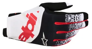 ALPINESTARS GLOVE TECHSTAR BLK/WHT/RED
