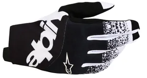 ALPINESTARS GLOVE TECHSTAR WHITE/BLACK