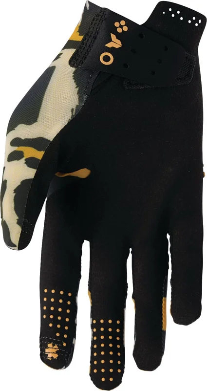 THOR GLOVES WOMENS SPORTMODE CHEETAH TAN/BLACK SM