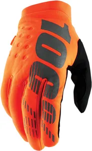 100% GLOVE YOUTH BRISK OR/BK
