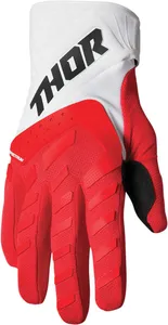 THOR GLOVE SPCTRM YOUTH RD/WH