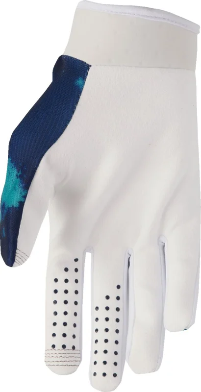 THOR GLOVES YTH LAUNCHMODE BLEACH WHT/AQ M
