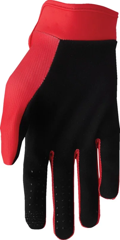 THOR GLOVES YTH LAUNCHMODE SPLIT RED XS
