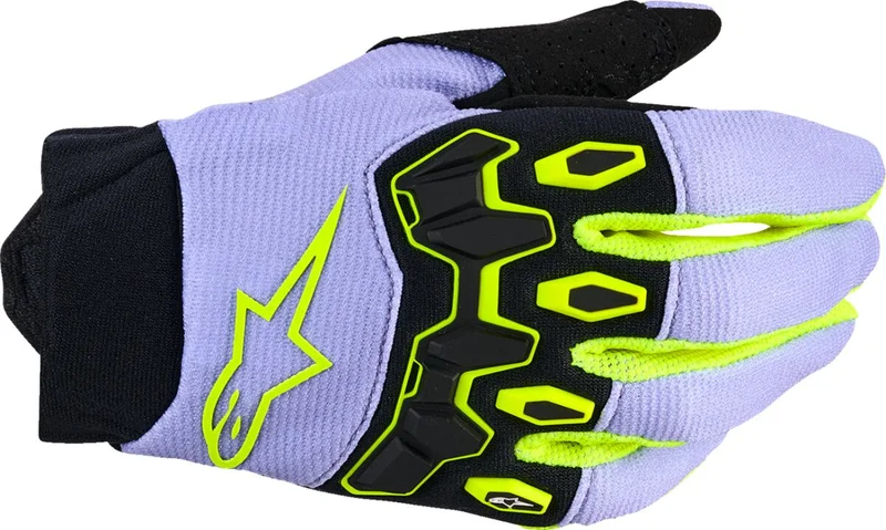 ALPINESTARS GLOVES MX YTH FBORE V2 PRP/YL FLUO 2XS
