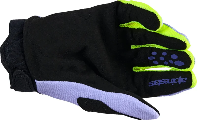 ALPINESTARS GLOVES MX YTH FBORE V2 PRP/YL FLUO 2XS