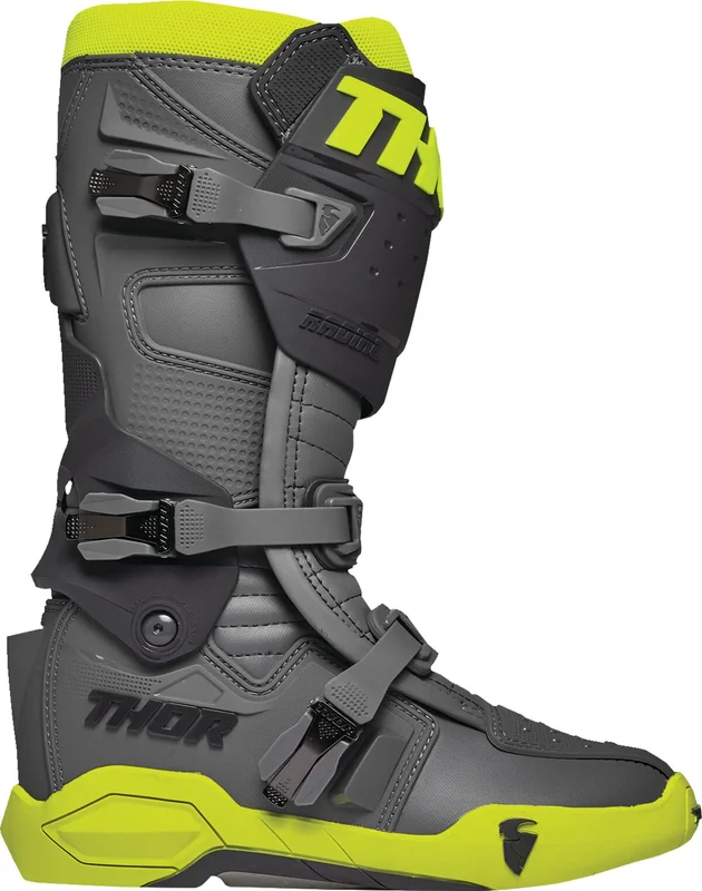 THOR BOOT RADIAL GY/FLO YL 11