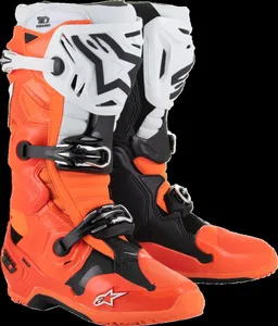 ALPINESTARS BOOT TECH 10 ENDURO ORANGE FLU