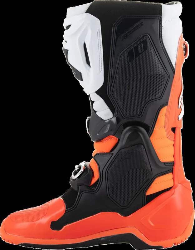 ALPINESTARS BOOT TECH 10 ENDURO ORANGE FLUO/BLACK/WHITE 7