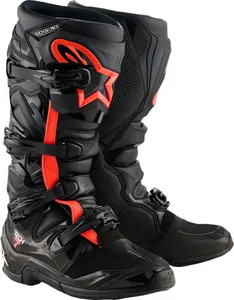 ALPINESTARS BOOT TECH 7 BLACK/RED FLUO