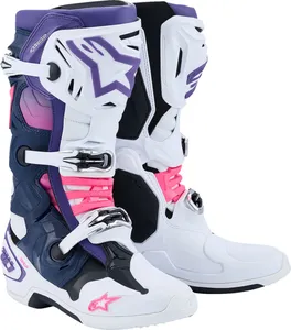 ALPINESTARS BOOT TECH 10 WHT/VLT/NVY/PINK