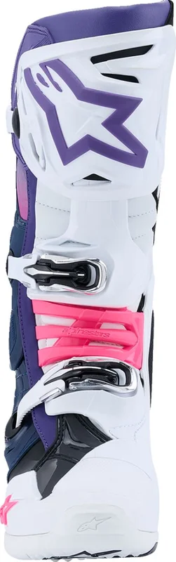 ALPINESTARS BOOT TECH 10 WHT/VLT/NVY/PNK FLUO 7